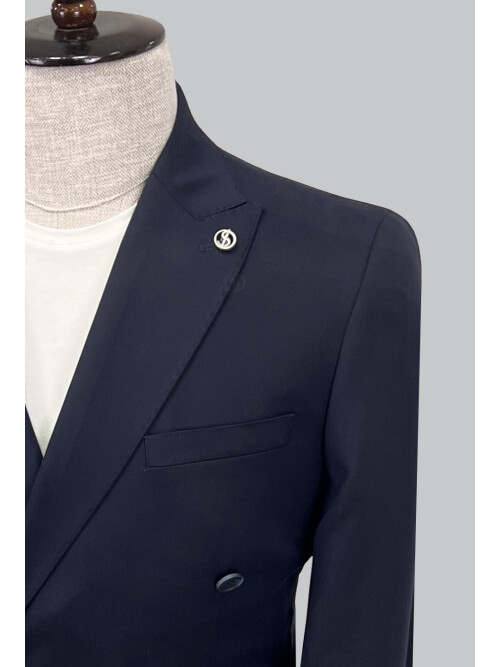 SUIT SARTORIA NAVY BLUE JACKET 4538