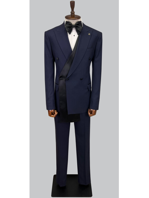 SUIT SARTORIA LACİVERT KRUVAZE DAMATLIK 5620