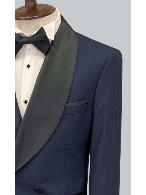 SUIT SARTORIA NAVY BLUE TUXEDO 5650