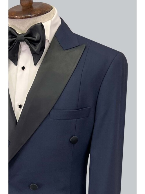 SUIT SARTORIA LACİVERT KRUVAZE DAMATLIK 5651