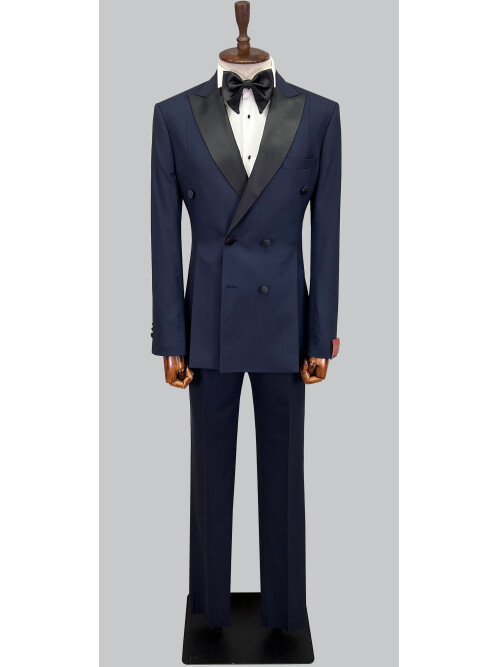 SUIT SARTORIA LACİVERT KRUVAZE DAMATLIK 5651