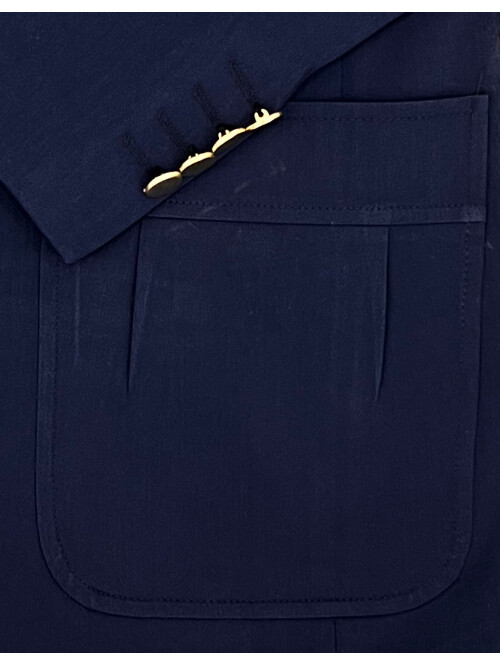 SUIT SARTORIA NAVY BLUE DOUBLE BREASTED SUIT 2802