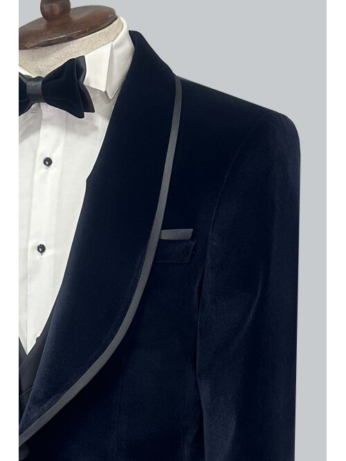 Cemden WEDDİNG SUİT NAVY BLUE 5662