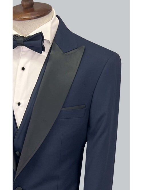 SUIT SARTORIA NAVY BLUE TUXEDO 5648