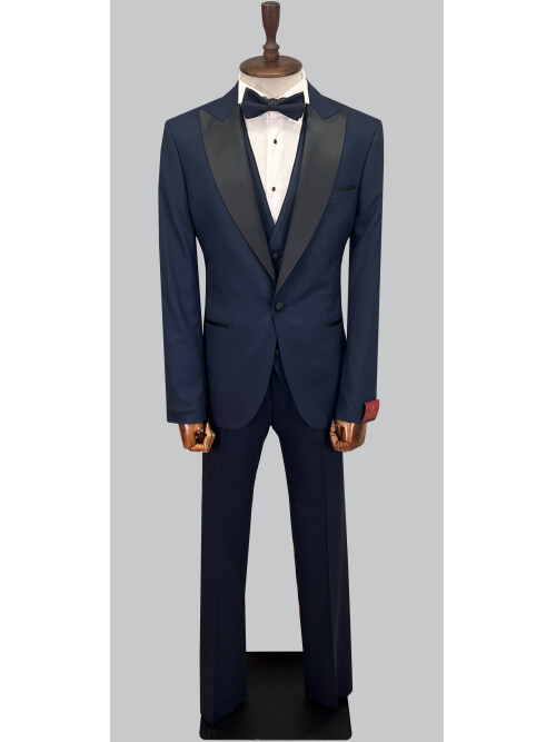 SUIT SARTORIA NAVY BLUE TUXEDO 5648