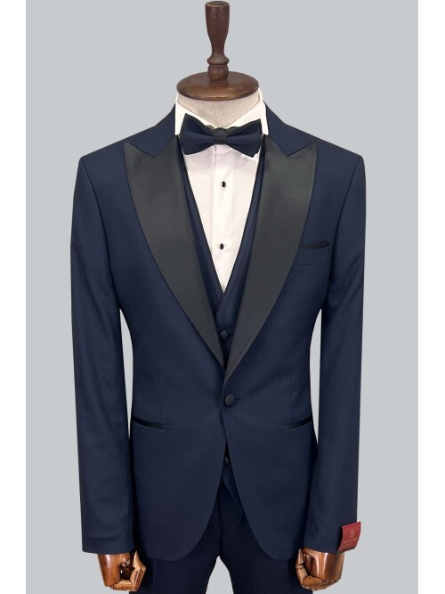 SUIT SARTORIA NAVY BLUE TUXEDO 5648