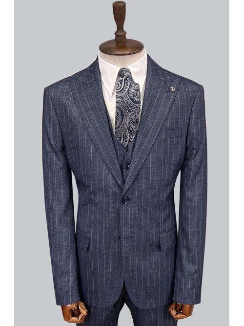 SUIT SARTORIA NAVY BLUE SUIT 2056