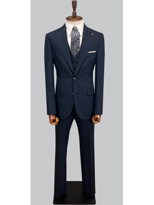 SUIT SARTORIA LACİVERT YELEKLİ TAKIM ELBİSE 2956