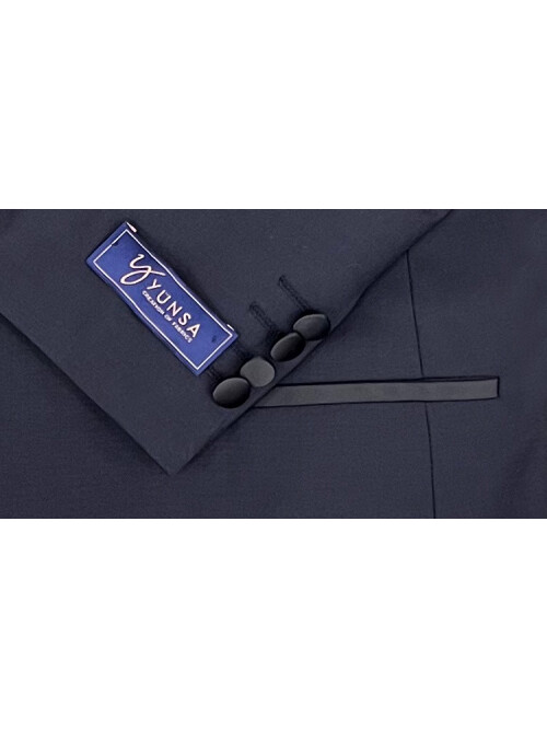 SUIT SARTORIA NAVY BLUE WOOL TUXEDO 5624