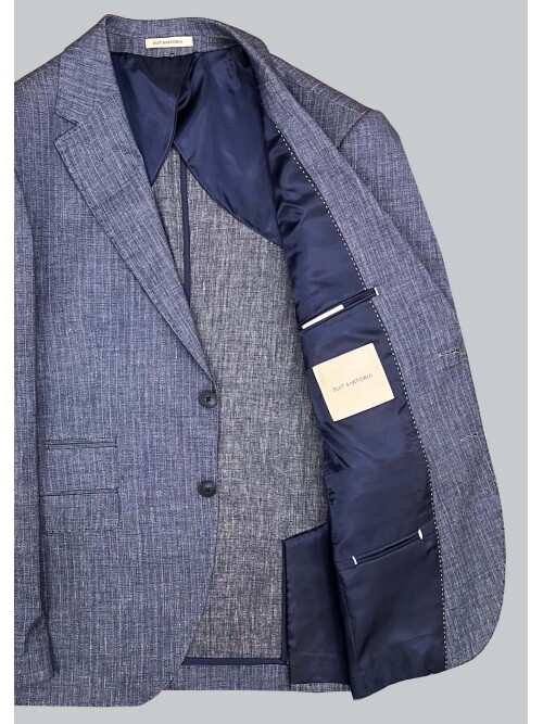 SUIT SARTORIA LINEN BLUE JACKET 4372