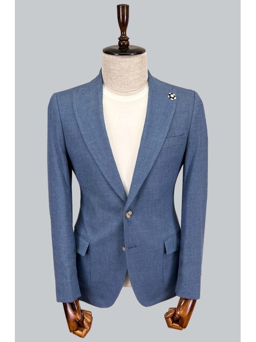 SUIT SARTORIA LINEN BLUE JACKET 4409