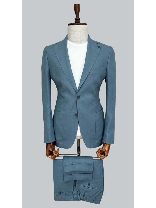 SUIT SARTORIA MAVİ KETEN TAKIM 2000/73