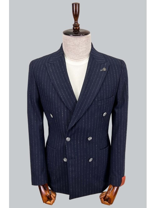 SUIT SARTORIA BLUE DOUBLE BREASTED JACKET 4321