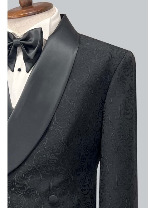 SUIT SARTORIA BLACK TUXEDO 5658