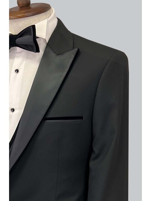 SUIT SARTORIA BLACK TUXEDO 5653