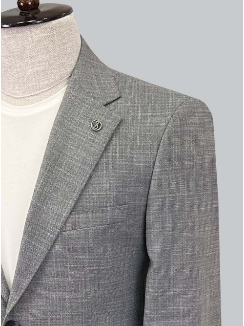 SUIT SARTORIA LINEN BLACK JACKET 4372