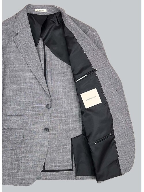 SUIT SARTORIA LINEN BLACK JACKET 4372