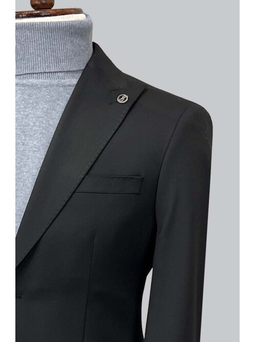 SUIT SARTORIA BLACK JACKET 4558