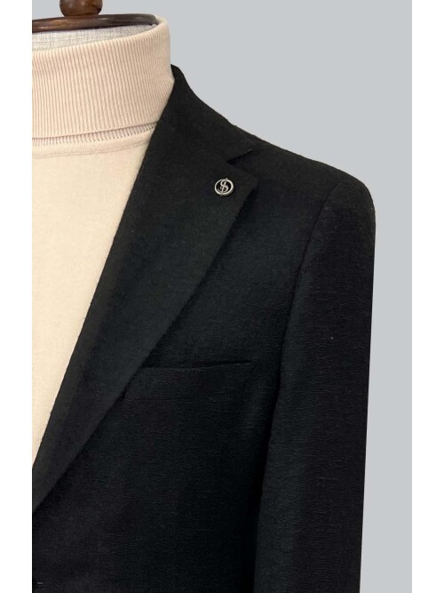 SUIT SARTORIA BLACK JACKET 4566