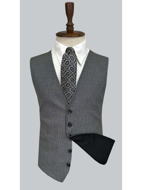 SUIT SARTORIA SİYAH ÇİFT YÖNLÜ YELEKLİ TAKIM 2001/49