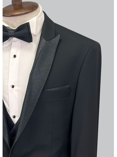 SUIT SARTORIA BLACK TUXEDO 5065