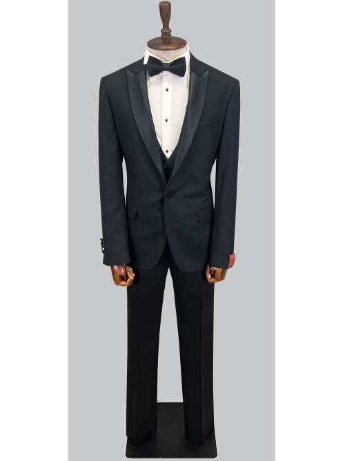 SUIT SARTORIA BLACK TUXEDO 5065