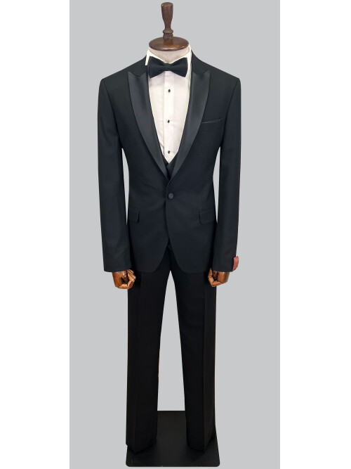 SUIT SARTORIA BLACK TUXEDO 5065