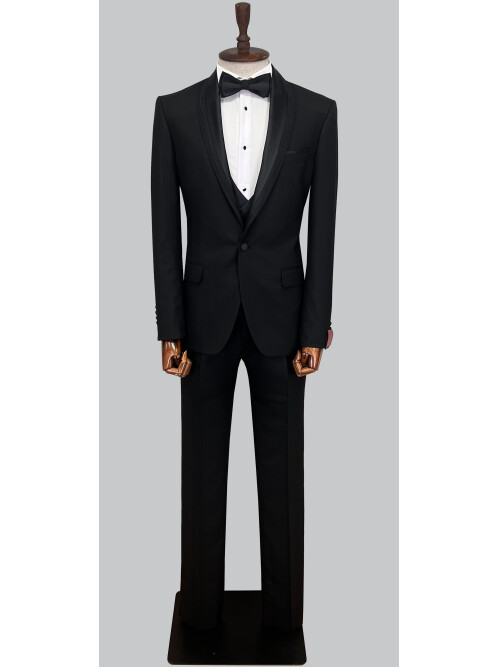 SUIT SARTORIA BLACK TUXEDO 5065