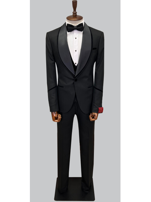 SUIT SARTORIA BLACK TUXEDO 5567