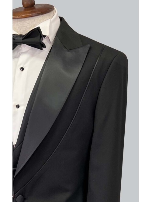 SUIT SARTORIA BLACK TUXEDO 5615