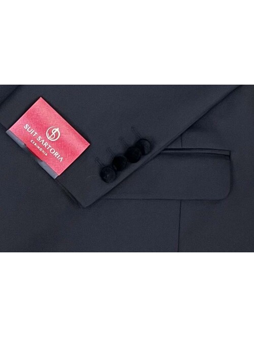 SUIT SARTORIA BLACK TUXEDO 5640