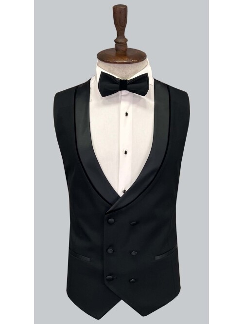 SUIT SARTORIA BLACK TUXEDO 5640