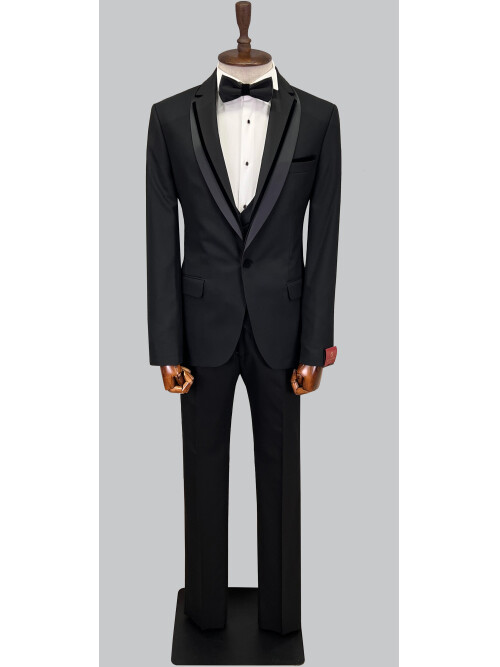 SUIT SARTORIA BLACK TUXEDO 5640