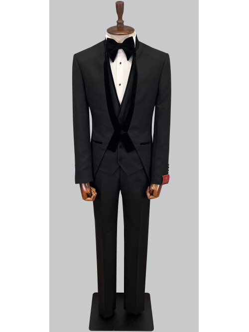 SUIT SARTORIA BLACK TUXEDO 5452