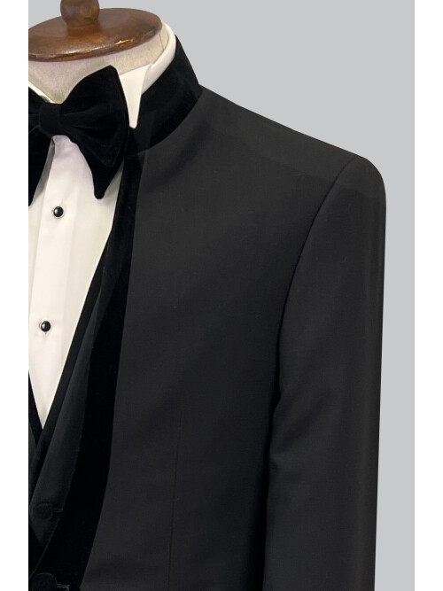 SUIT SARTORIA BLACK TUXEDO 5452