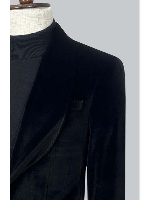 SUIT SARTORIA BLACK VELVET JACKET 4574