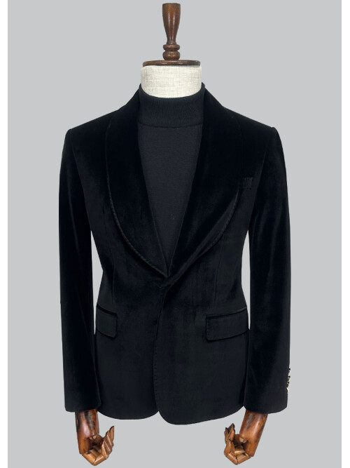 SUIT SARTORIA BLACK VELVET JACKET 4574