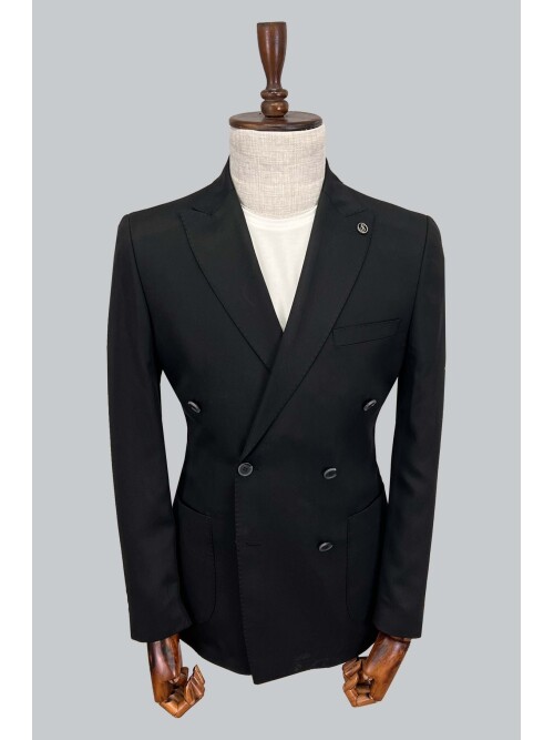 SUIT SARTORIA BLACK JACKET 4538