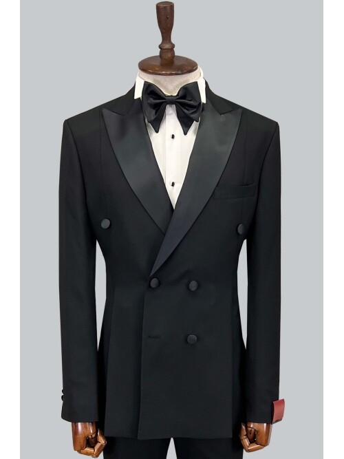 SUIT SARTORIA BLACK TUXEDO 5651