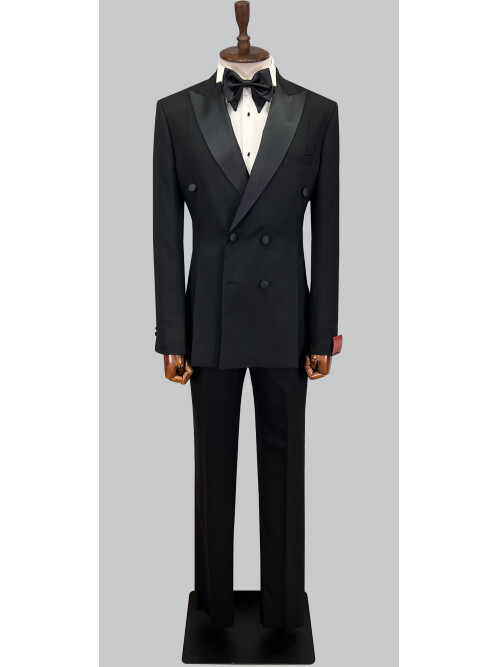 SUIT SARTORIA BLACK TUXEDO 5651