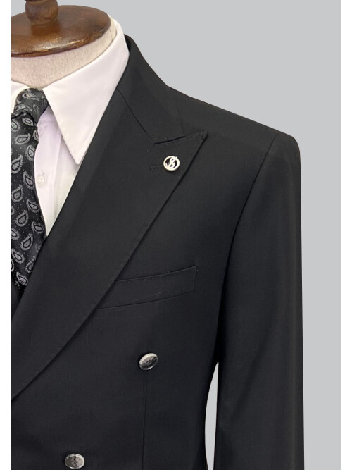 SUIT SARTORIA BLACK SUIT 2821