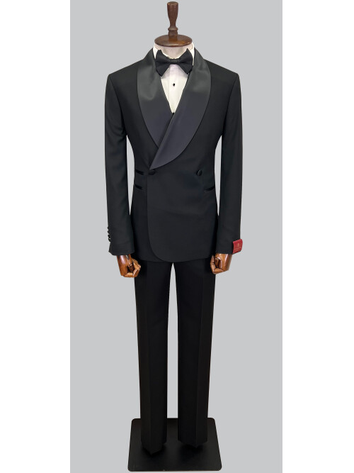 SUIT SARTORIA BLACK TUXEDO 5453