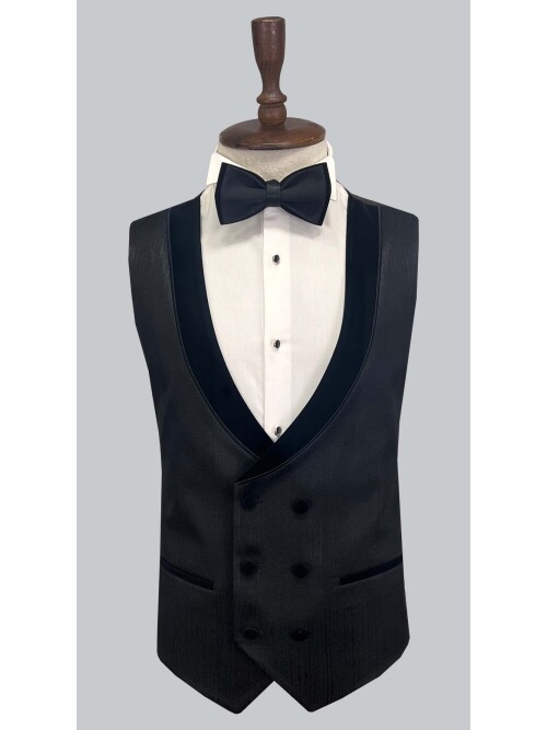 SUIT SARTORIA BLACK TUXEDO 5660