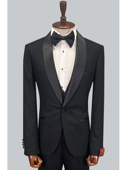 SUIT SARTORIA BLACK TUXEDO 5397