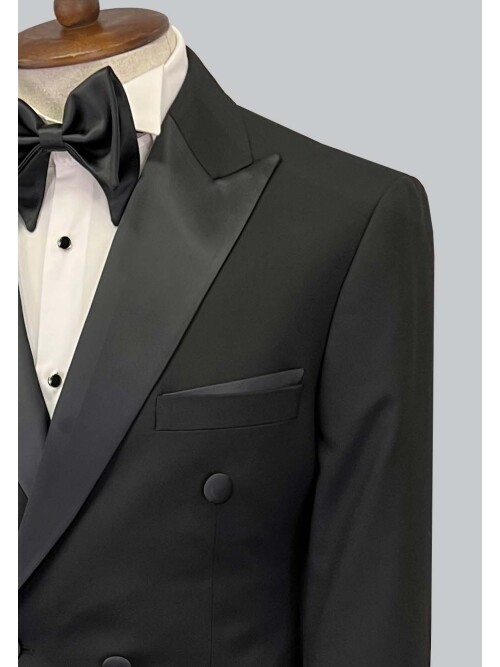 SUIT SARTORIA BLACK TUXEDO 5652