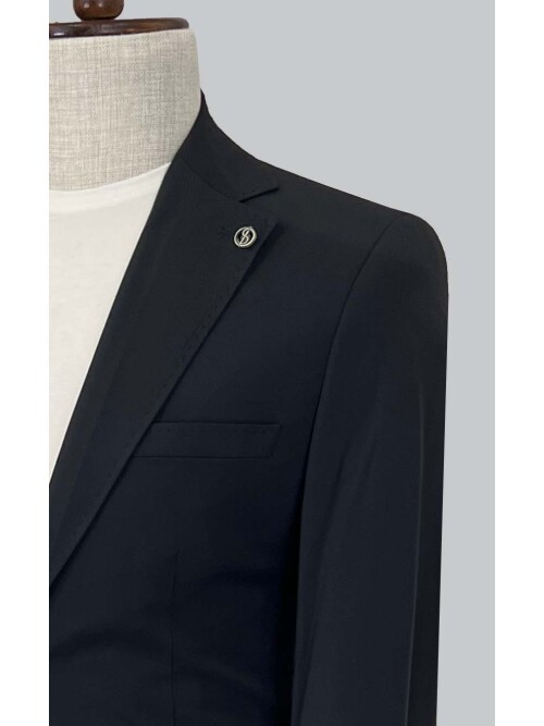 SUIT SARTORIA BLACK SPORTS SUIT 2918