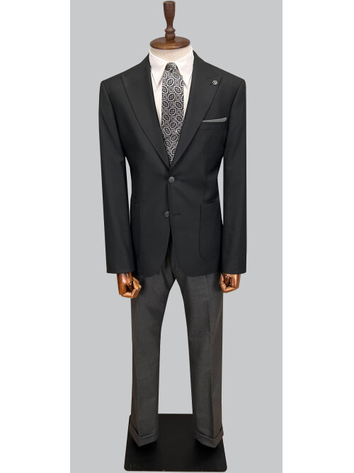 SUIT SARTORIA BLACK SUIT 2450