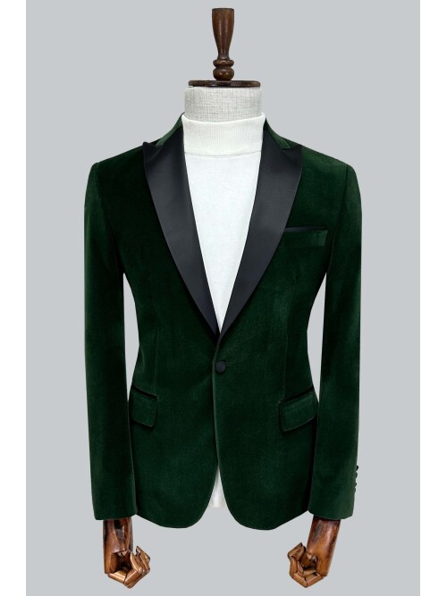 SUIT SARTORIA YEŞİL SİVRİ YAKA CEKET 4584