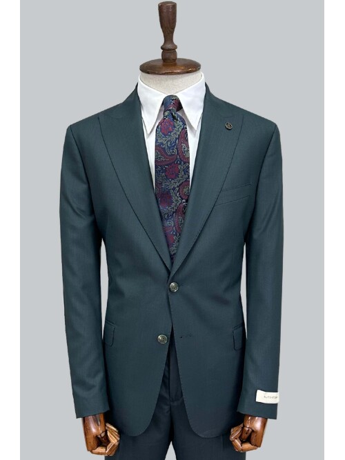 SUIT SARTORIA YEŞİL YÜNLÜ TAKIM ELBİSE 2000/37