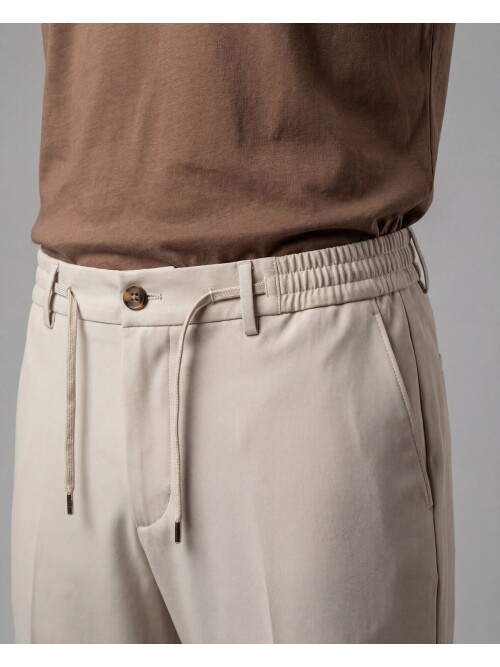 Bej Safari Cepli Spor Erkek Takım – Comfort Fit Performans Model